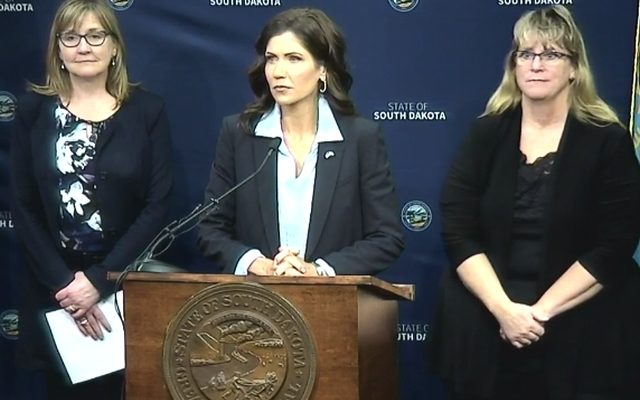 Governor Noem says peak infection predictions have been cut in half