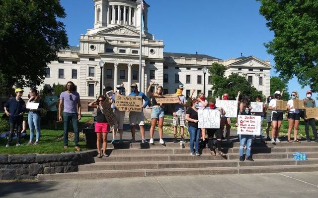 Peaceful protest held at the State Capital