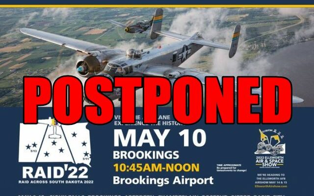WWII aircraft visit to Brookings postponed