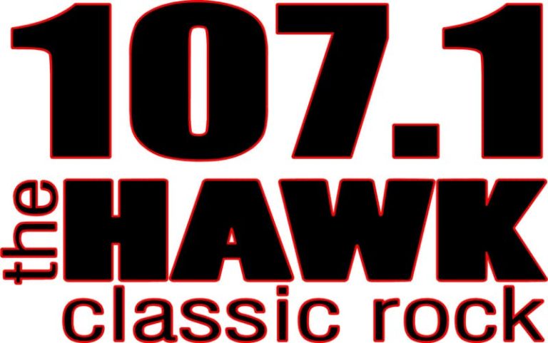 107.1 The Hawk Logo